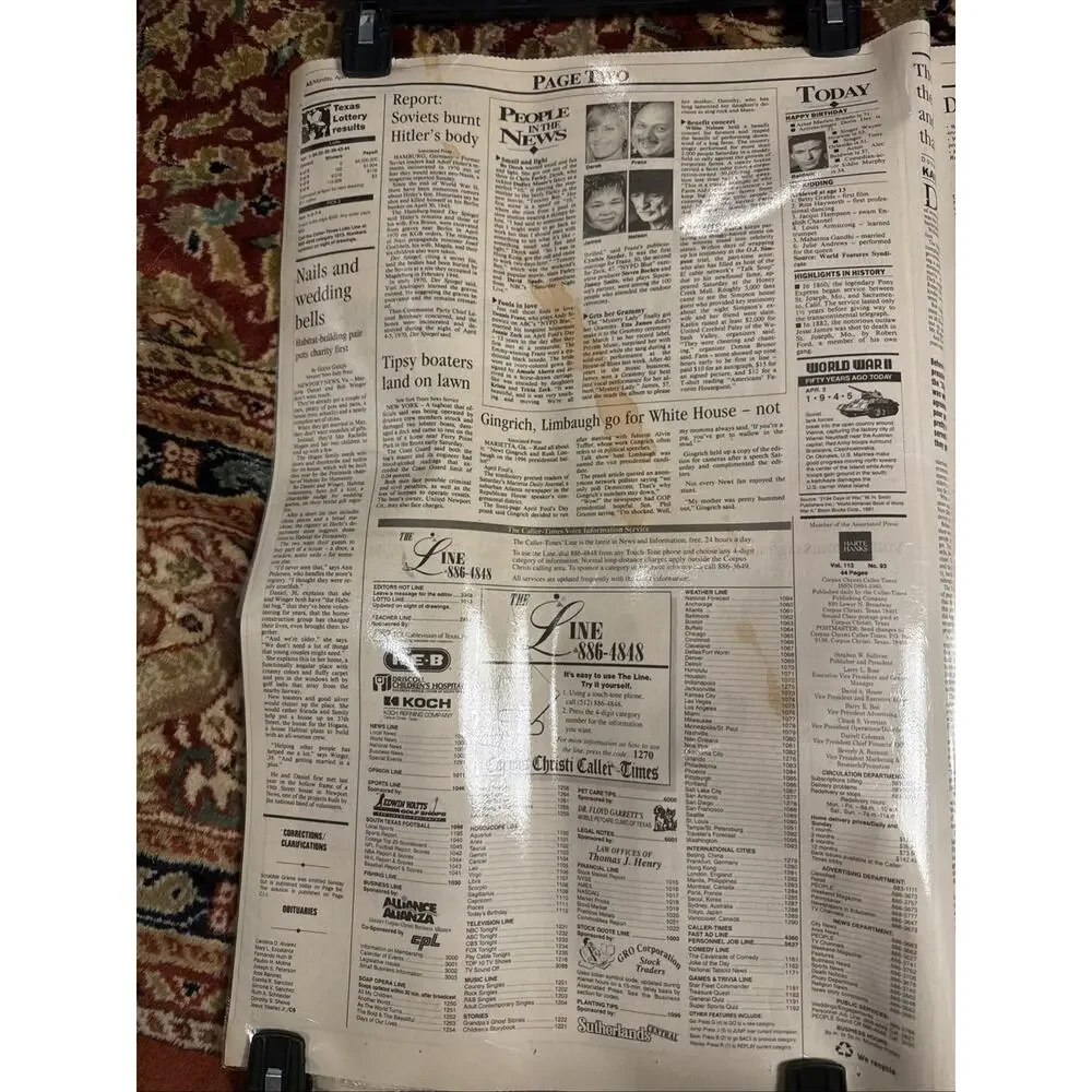 Extremely Rare Selena Corpus Christi Caller Times Newspaper